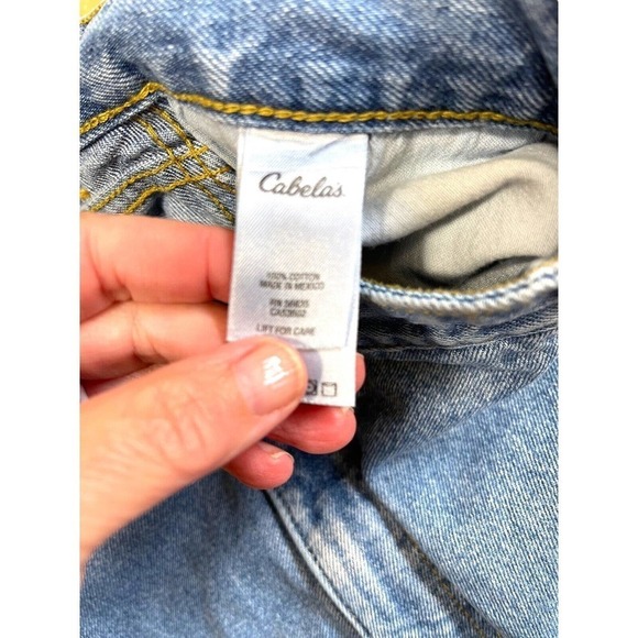 Cabelas Mens Jeans Pants Relaxed Fit Light Wash 40/30 Casual Outdoor Jeans Denim - Picture 7 of 9